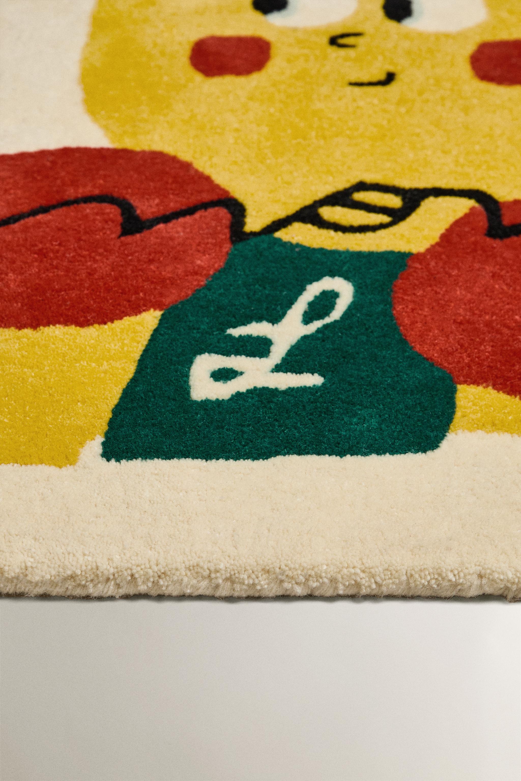 KIDS' WOOL LIMONCELLA X THE ANIMALS OBSERVATORY AREA RUG